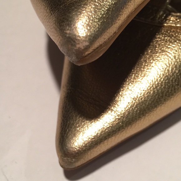 MICHAEL Michael Kors gold criss-cross strap flat - Picture 8 of 8